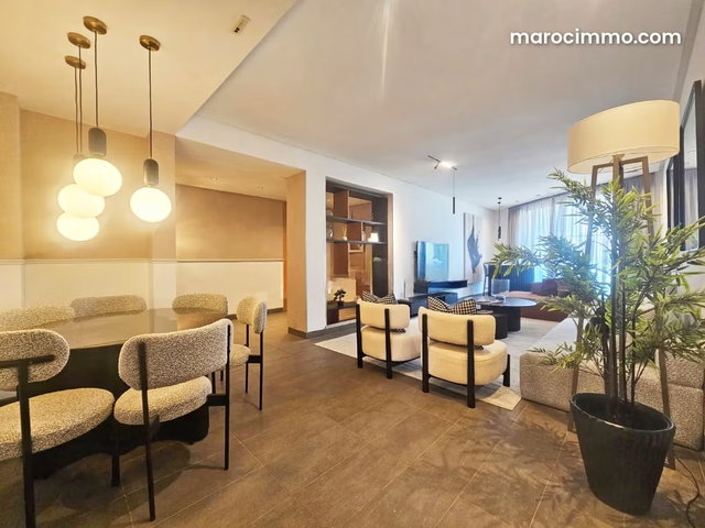 Location appartement meublé 2chambres Anfa Place Ain Diab, Casablanca — 2