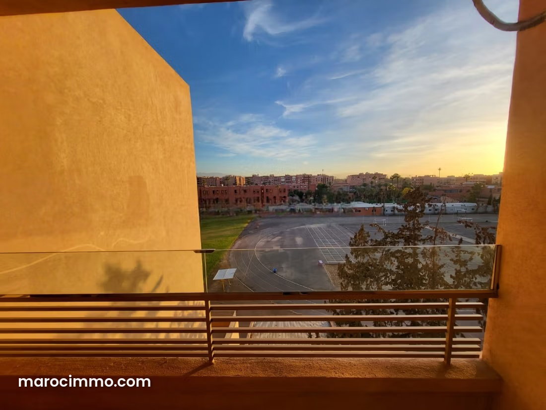 Appartement meublé avec terrasse à louer à Guéliz Marrakech — Marrakech