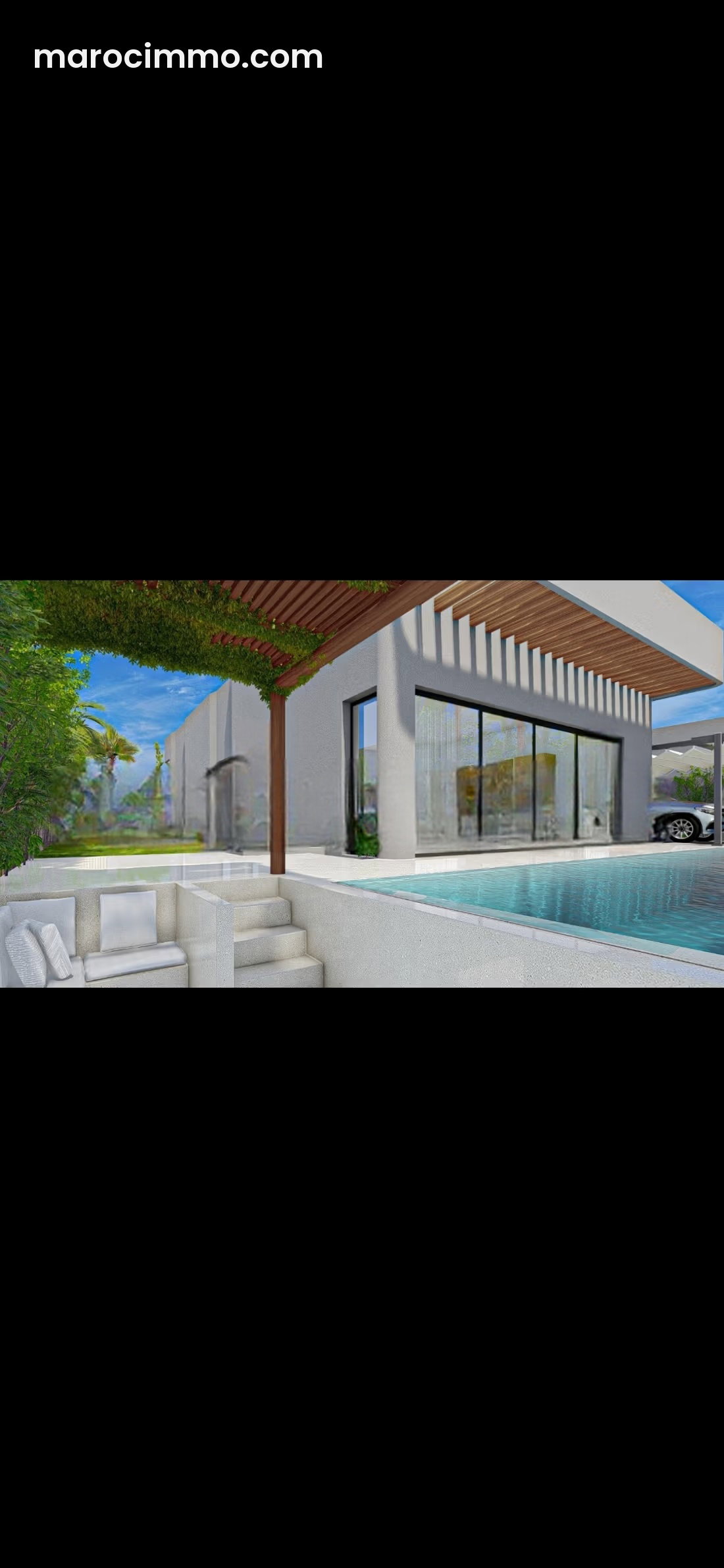 Terrain 524 m² en résidence sécurisée Route d'Amezmiz Marrakech — Marrakech