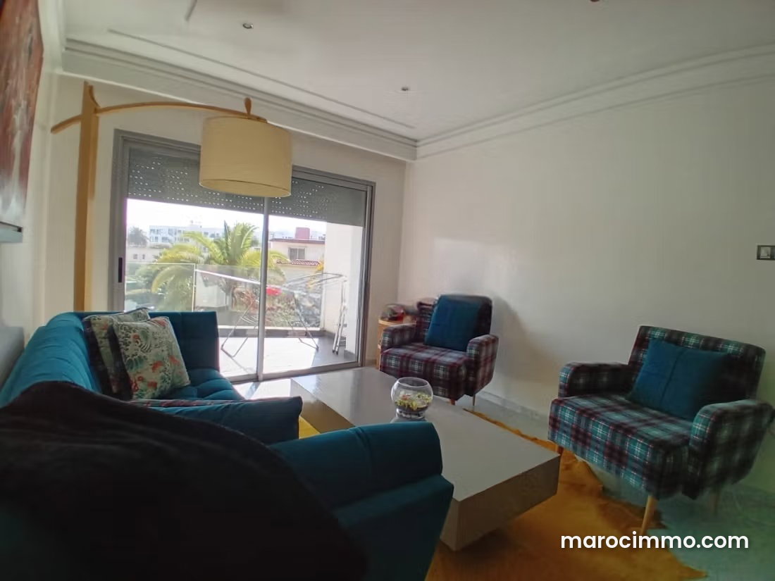Appartement meublé avec terrasse à louer au Palmier Casablanca — Casablanca