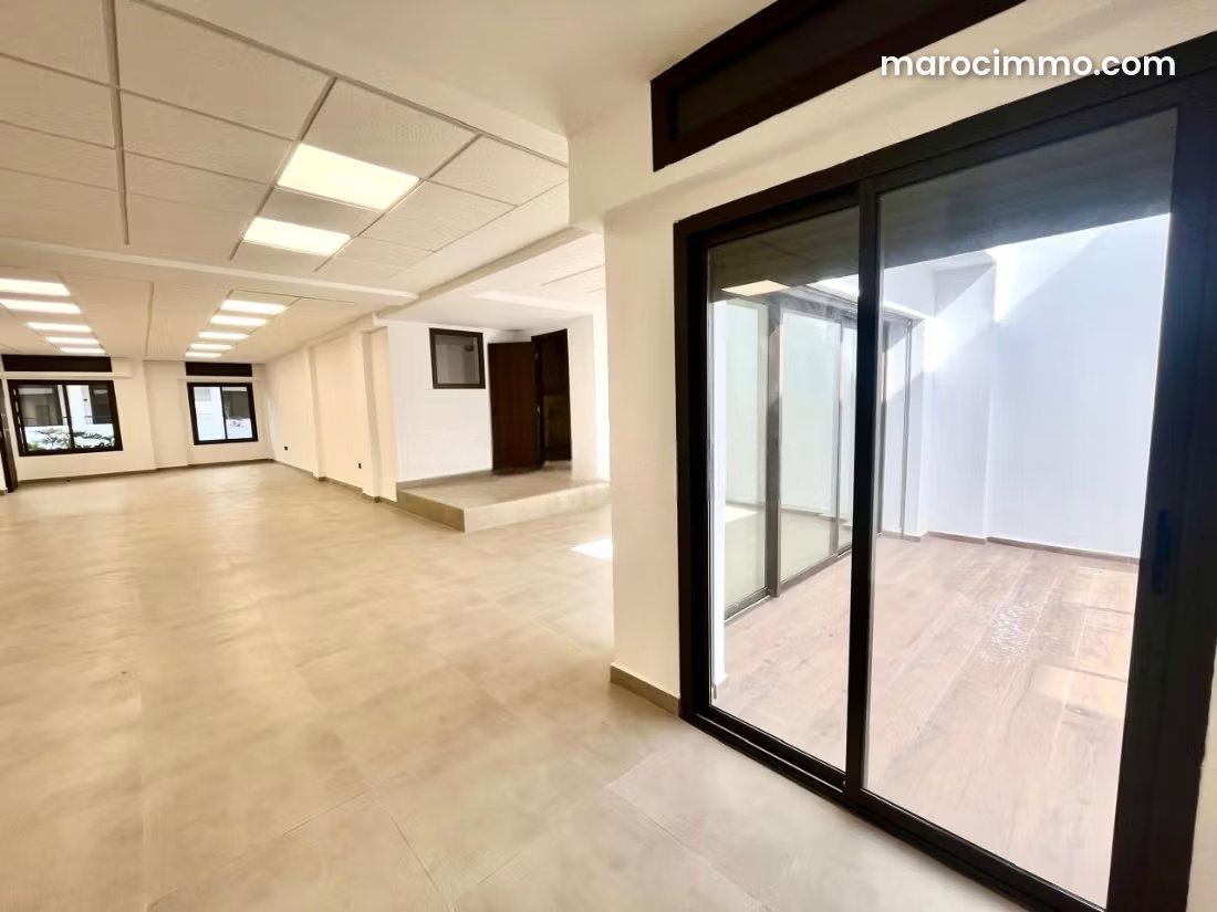 110 m² Office for Rent, Ferme Bretone, Casablanca, Open-Plan Layout — Casablanca
