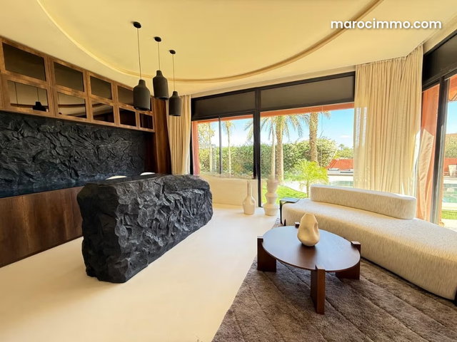 Villa de Luxe Rénovée à Vendre – Golf Amelkis Marrakech, 6 Suites, Spa et Piscine Chauffée — 4