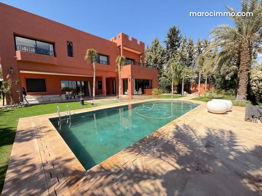 Villa 8 chambres avec piscine et vue Atlas, Amelkis Marrakech — Marrakech