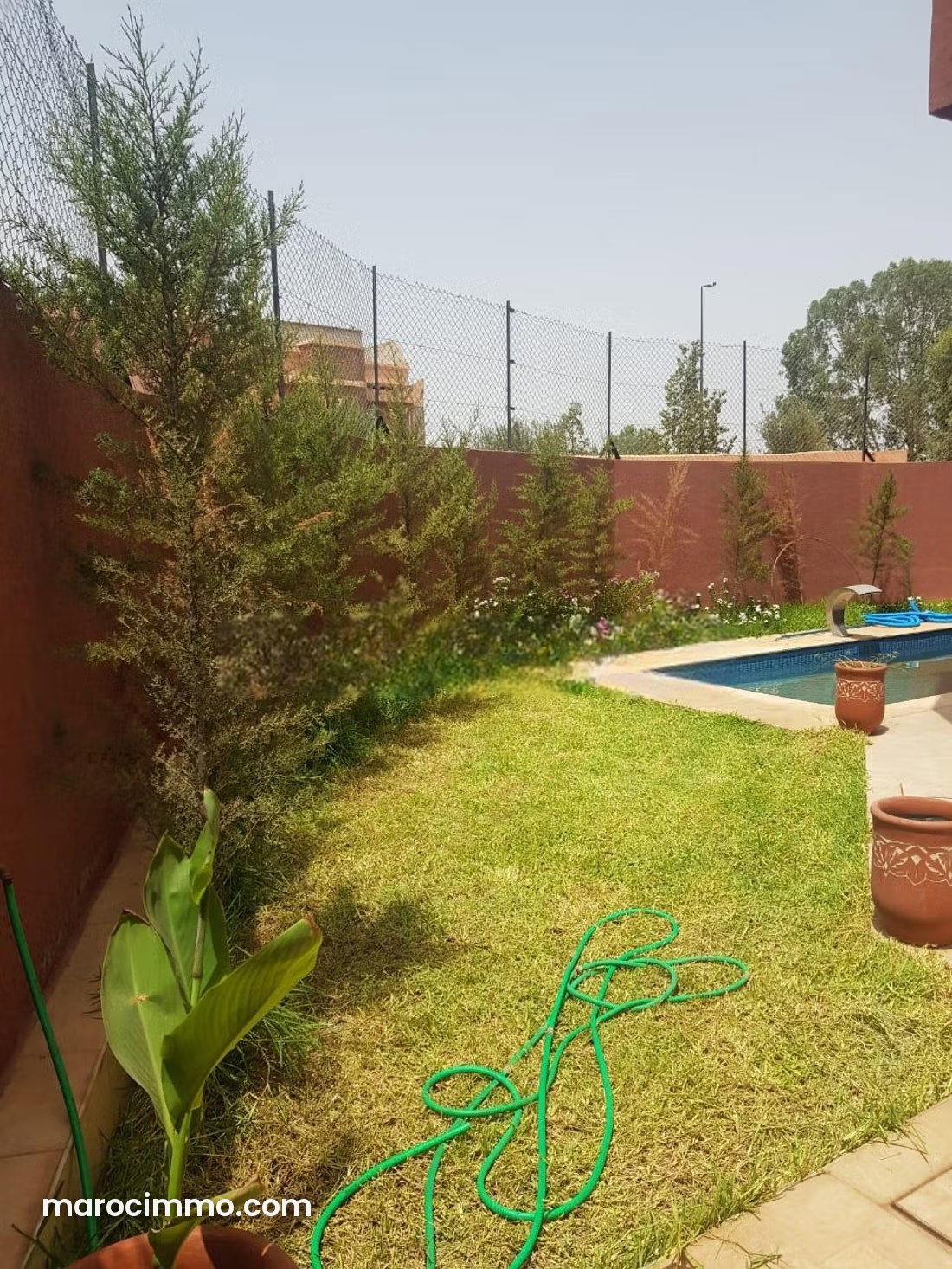 Villa meublée à louer à Azzouzia, Marrakech, jardin et piscine — Marrakech