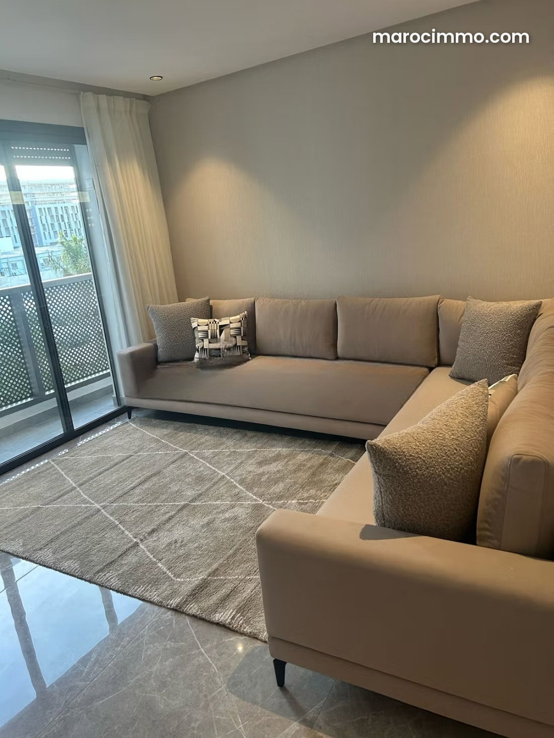Furnished Apartment with Terrace in Casablanca Finance City — Casablanca