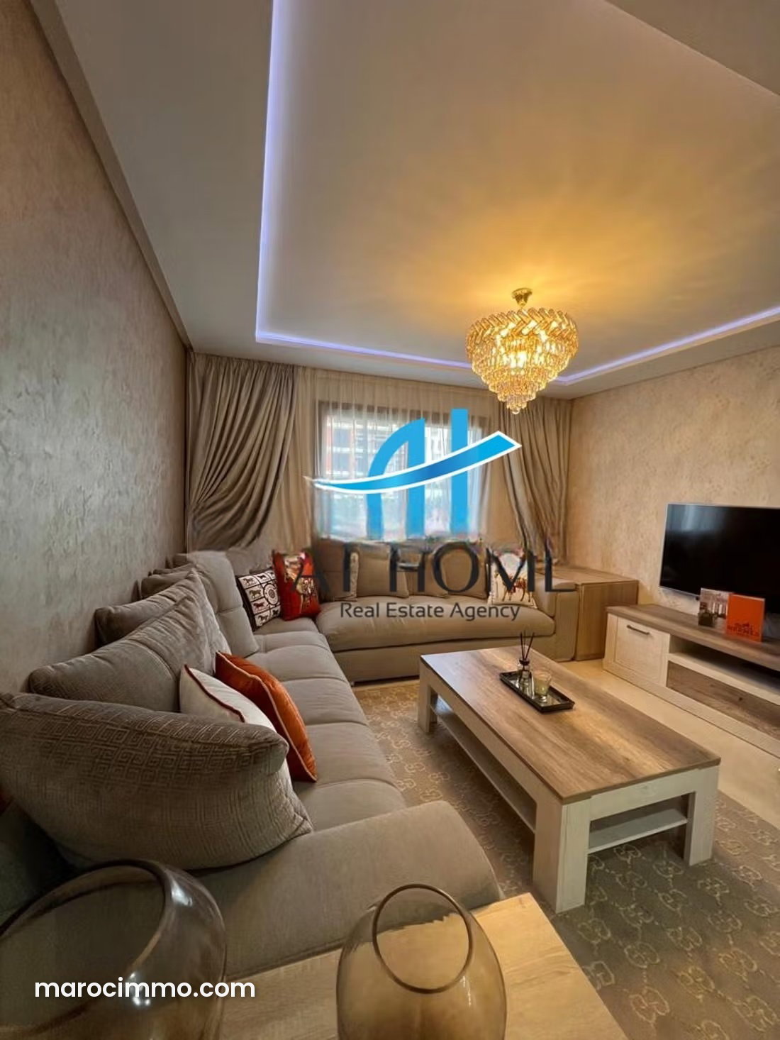 Furnished 86 m² apartment for rent in the Sania district of Tangier — Tangier