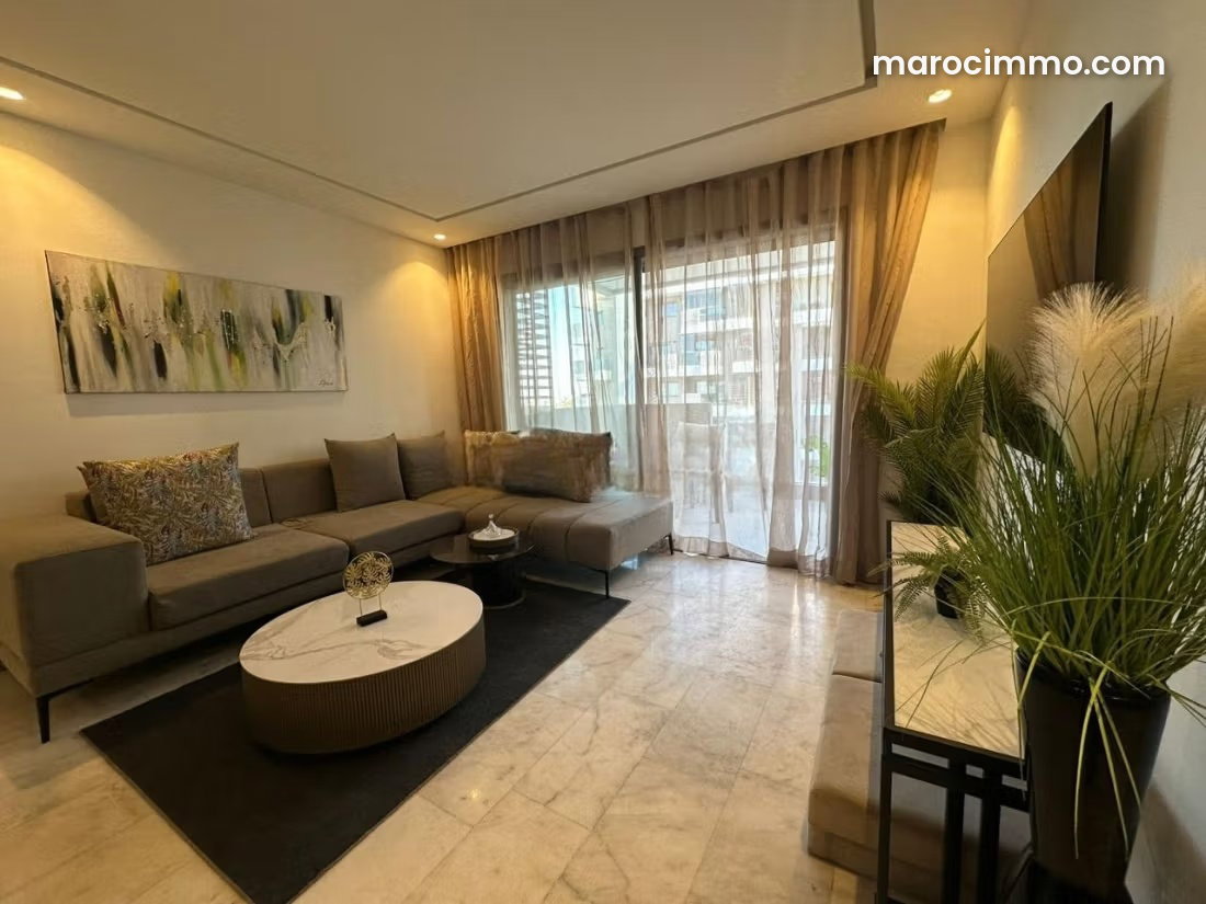 شقة مفروشة فسيحة للكراء في Casablanca Finance City — الدار البيضاء