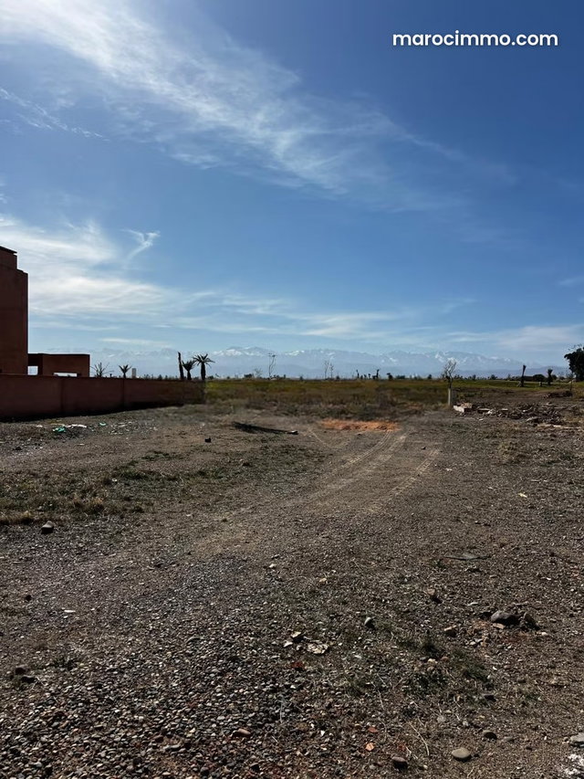Terrain en vente 2eme ligne de golf 680m Vue Atlas — 2