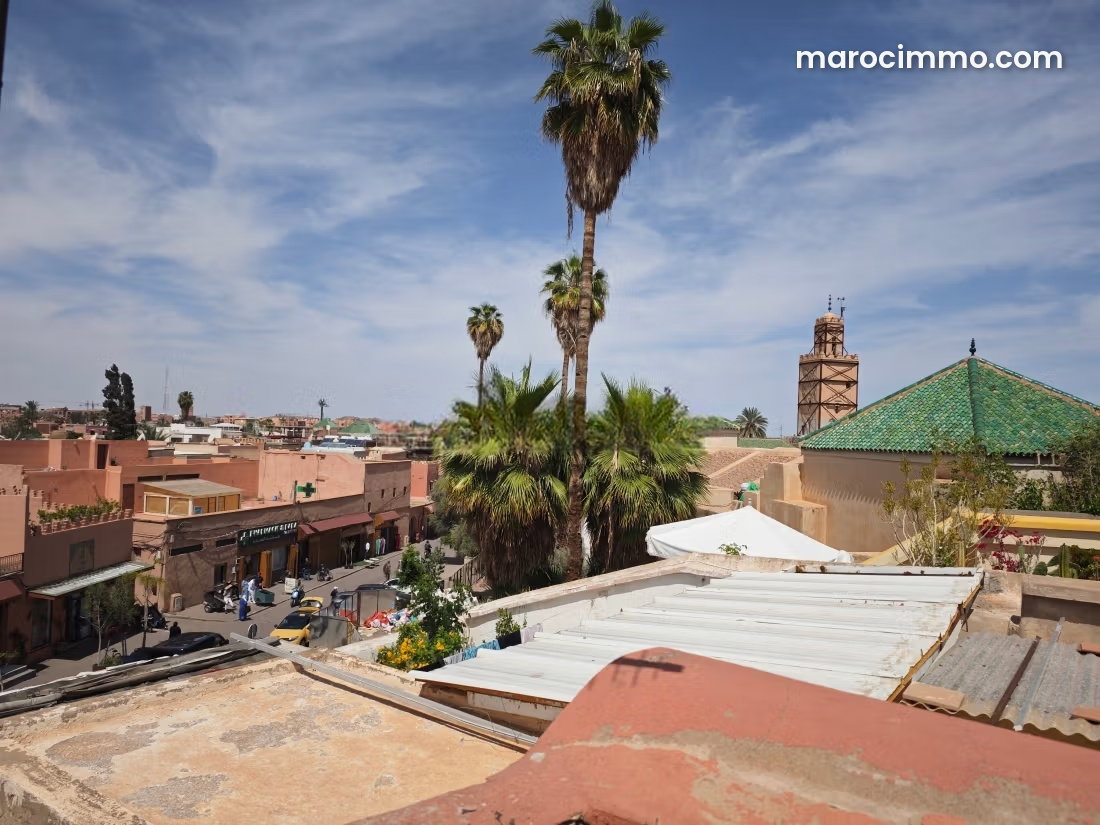 Maison riad 250 m², 5 chambres, vue montagne, Rmila Marrakech — Marrakech