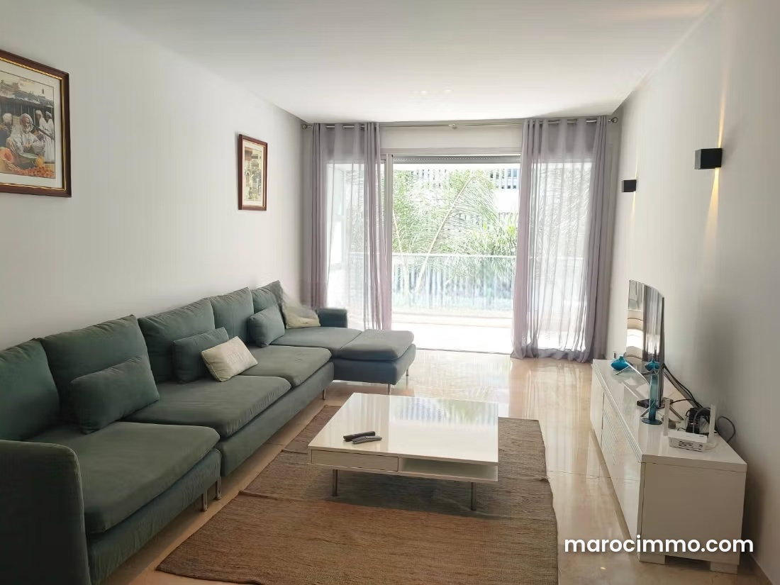 Furnished 120 sqm apartment, 2 bedrooms, Beauséjour, Casablanca — Casablanca