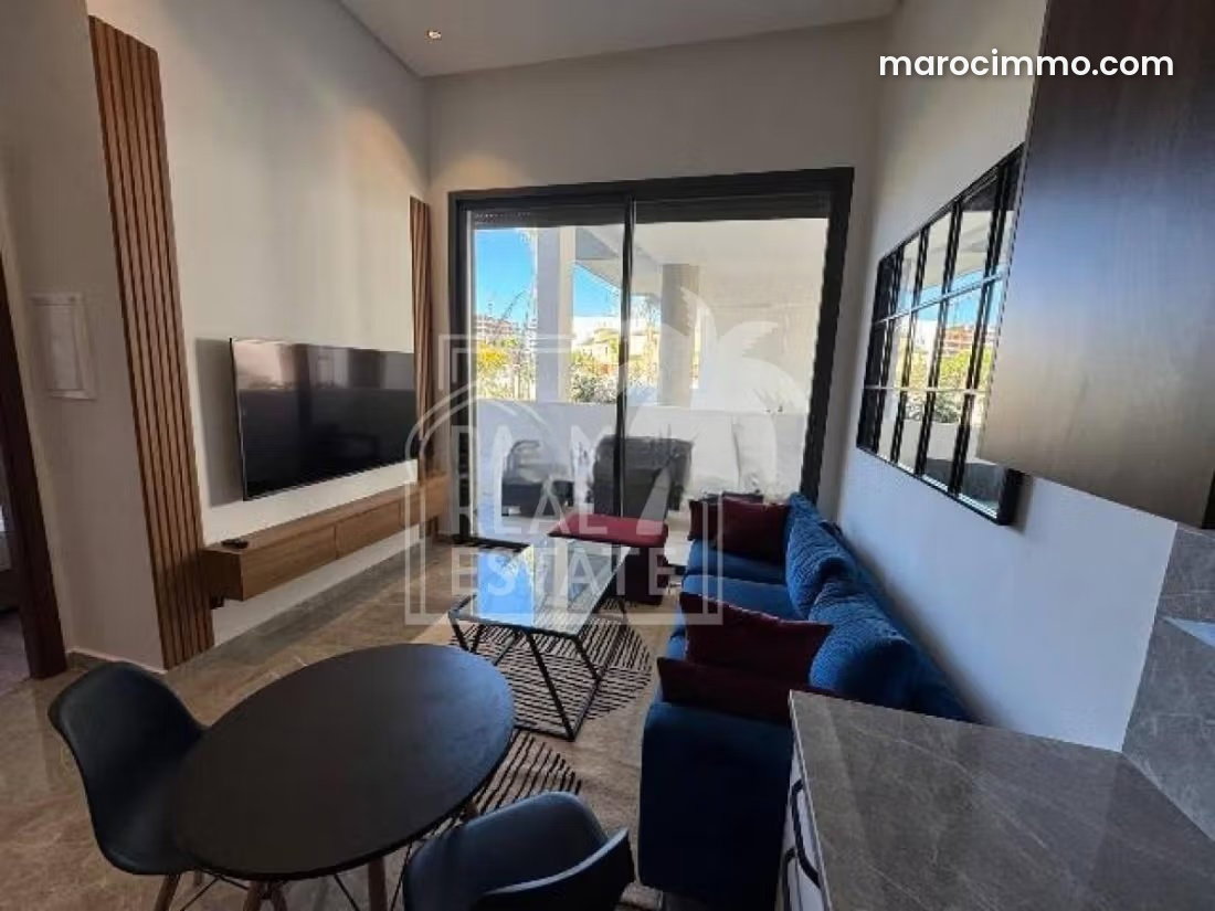 Furnished apartment with terrace for rent in Anfa, Casablanca — Casablanca