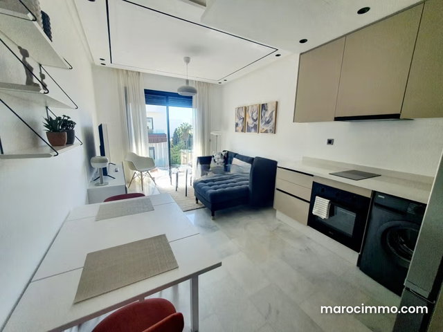 Top studio moderne meublé tout neuf jamais habité — 2