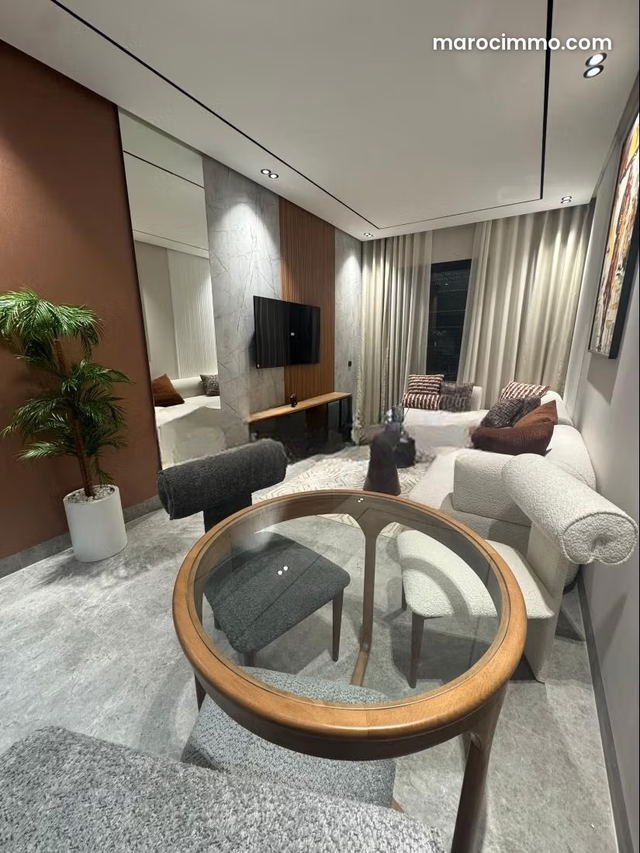 Vente d'un bel appartement à cfc. Superficie 55 m². Ascenseur et places de parking — Casablanca