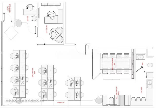 Location bureau aménagé et meublé 118m2 CFC, Casablanca — الدار البيضاء