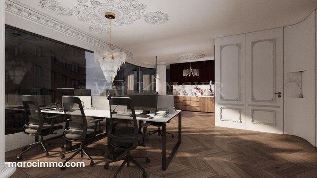 Location bureau aménagé meublé 117m2 CFC, Casablanca — 4
