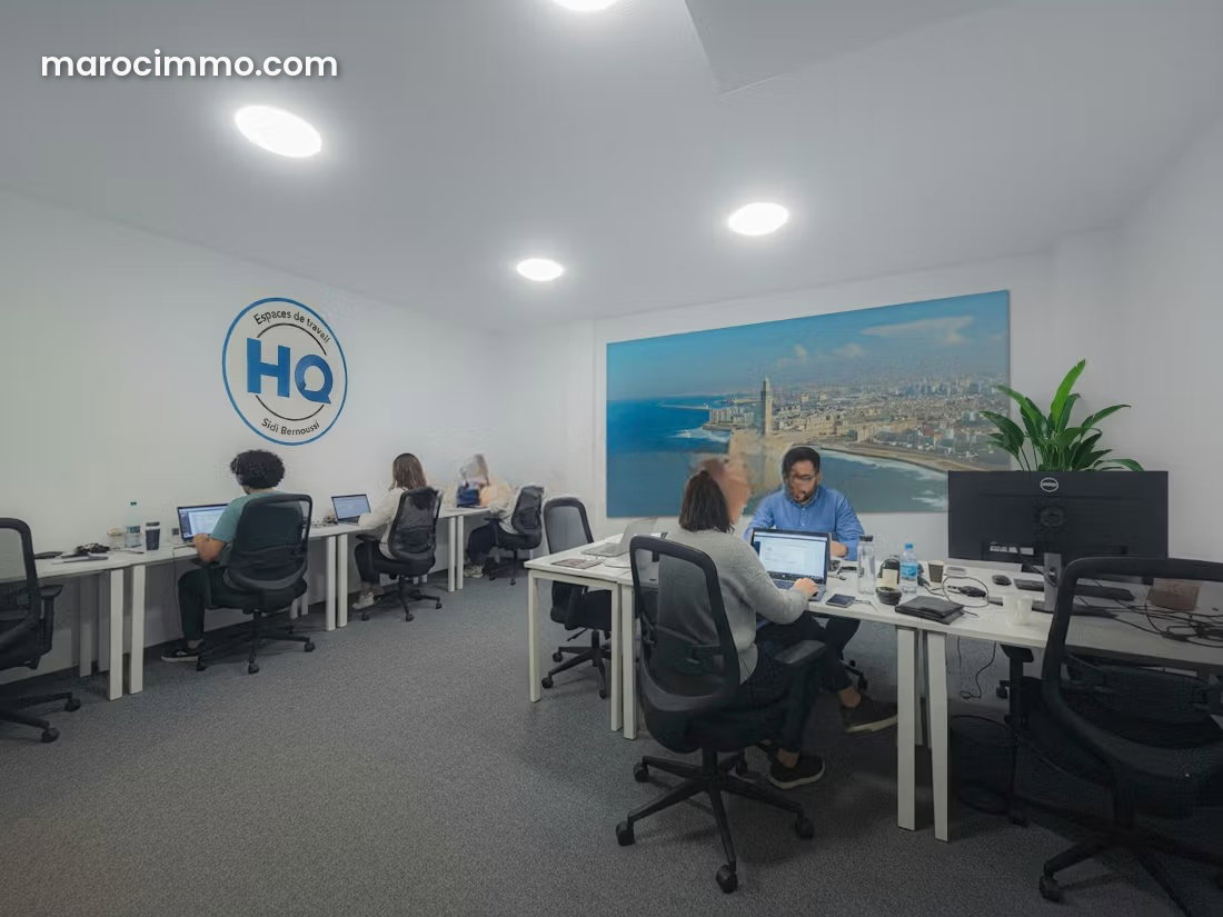 30 sqm Office for Rent, Al Qods, Casablanca — Casablanca