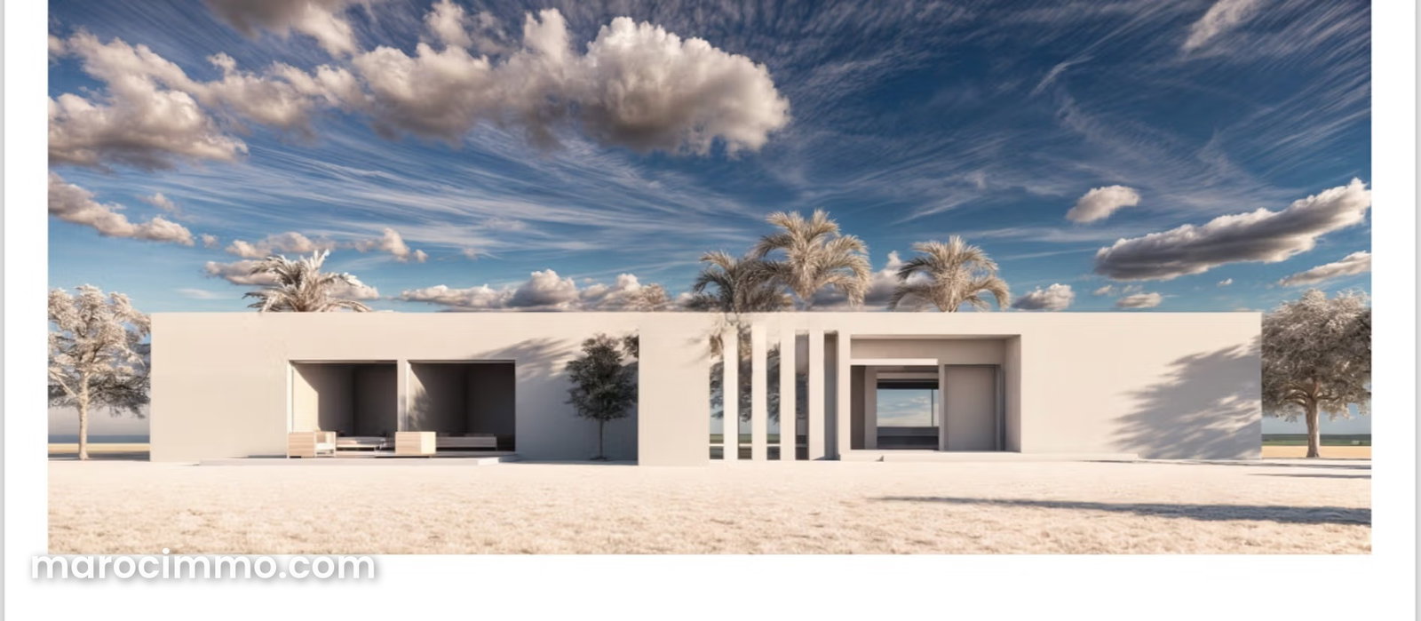 Terrain de 3,84 ha à vendre, Route de Tahanaoute, Marrakech — Marrakech