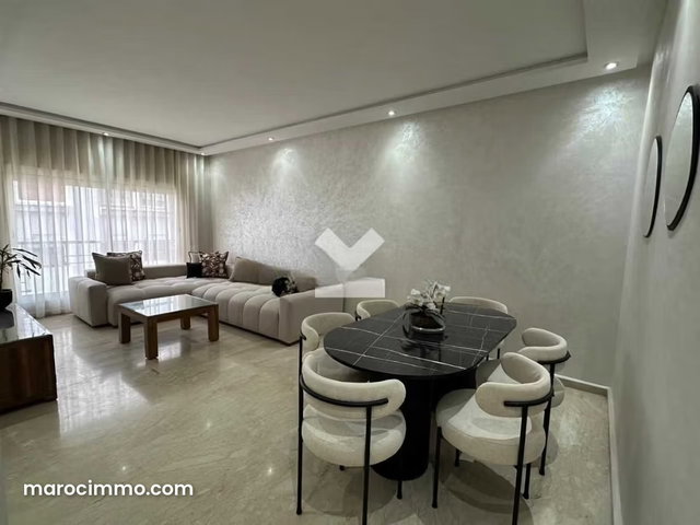 Appartement à Louer de 110.0 m² à Casablanca, Triangle D'Or — 2