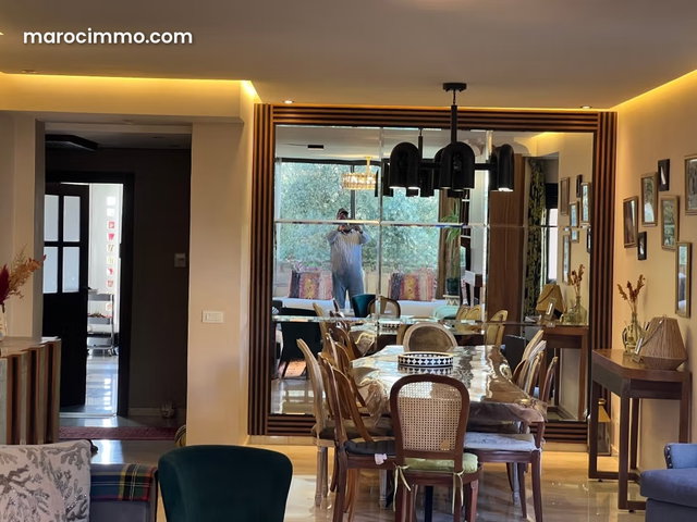 Bel appartement à vendre à Agdal. 3 chambres. Meublé — 3