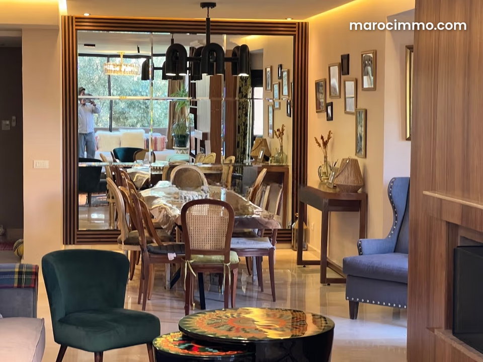 Bel appartement à vendre à Agdal. 3 chambres. Meublé
