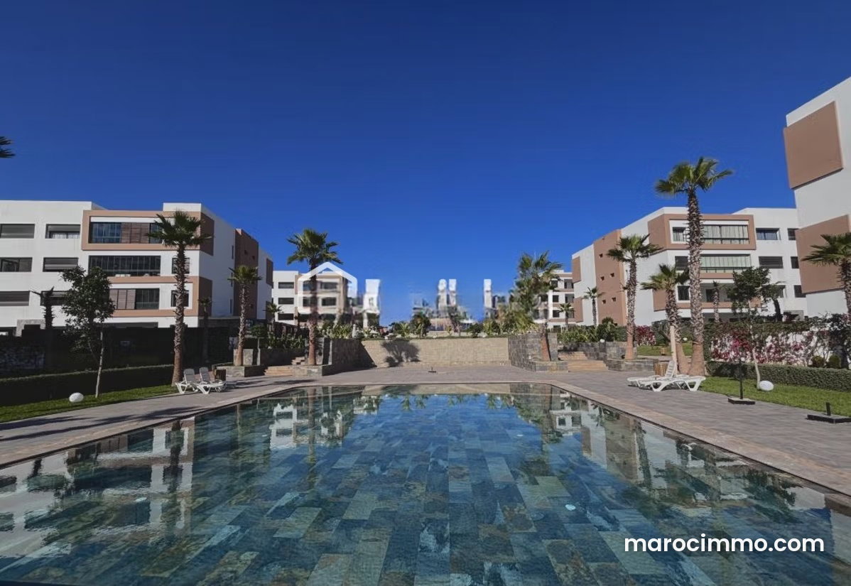 Appartement 3 chambres avec jardin privatif, Almaz, Casablanca — Casablanca