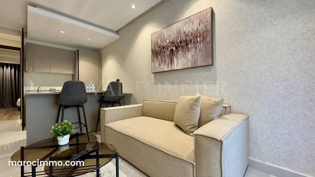 Location très beau Studio meublé avec Terrasse et parking Les Princesses, Casablanca — 2