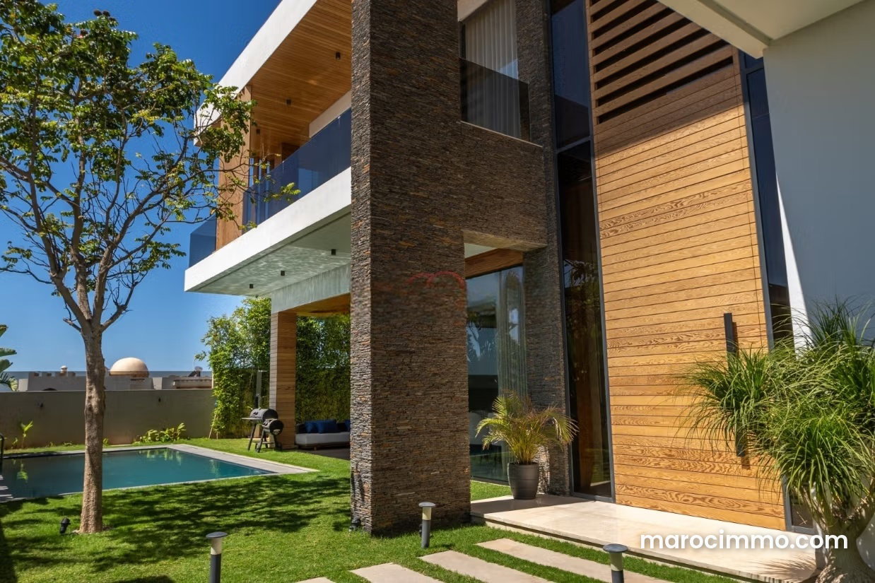 Contemporary 1,200 m² Villa with Pool and Private Cinema, Illigh, Agadir — Agadir