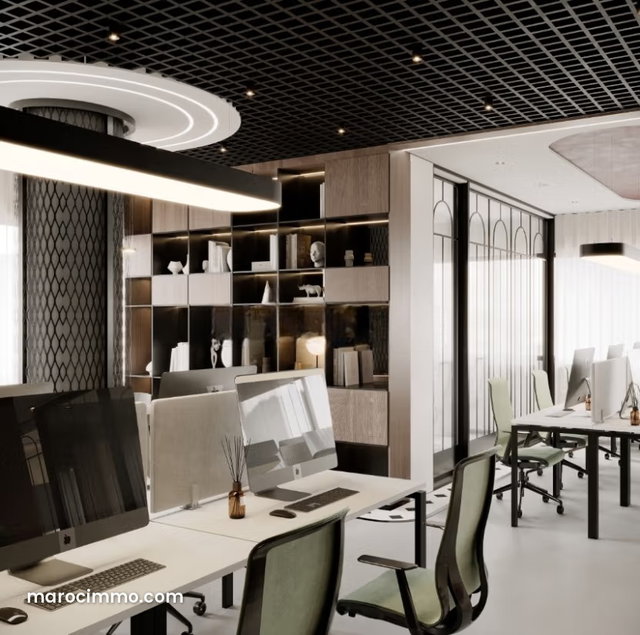 Bureau Prime 254 M² Aménagé Meublé Neuf — 2