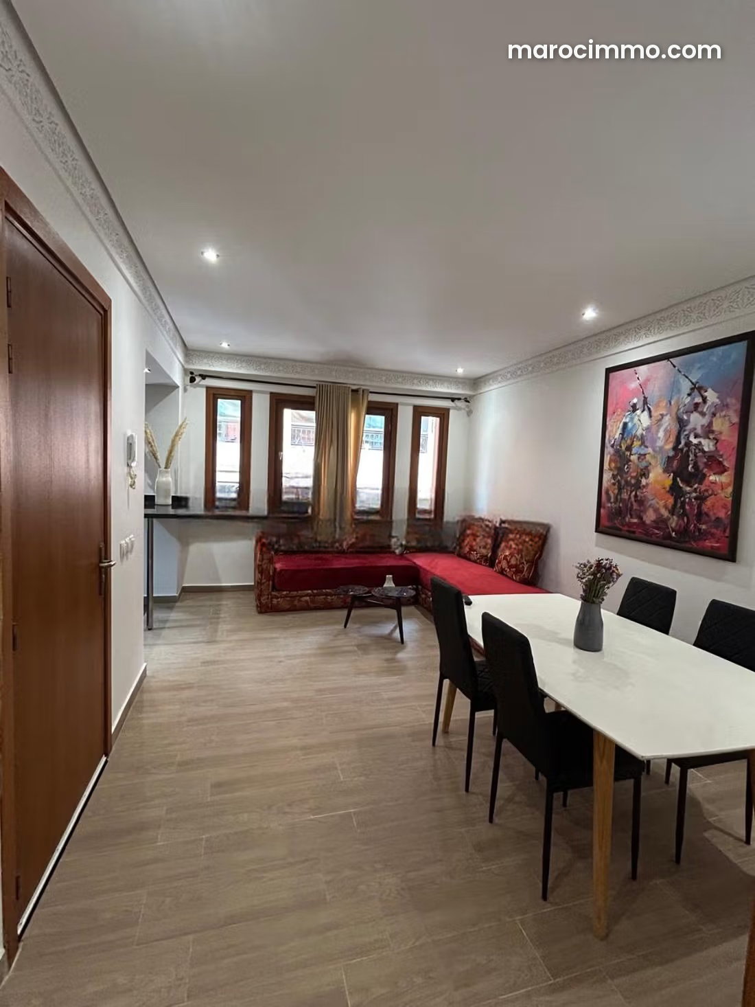 Appartement meublé avec terrasse à louer à Guéliz Marrakech — Marrakech