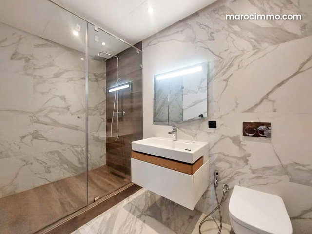 Location appartement avec terrasse meublé moderne à Casablanca Finance City — 5