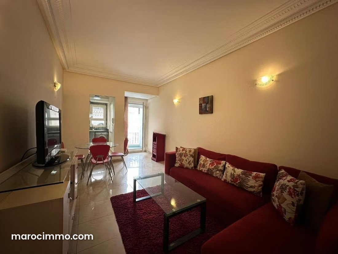 Furnished 50 sqm studio, Gauthier, Casablanca, close to amenities — Casablanca