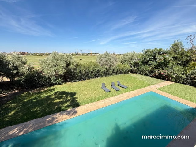 Villa de Prestige à Vendre – Front de Golf Al Maaden Marrakech, 4 Suites, Piscine Privée, Domaine Haut Standing — 4