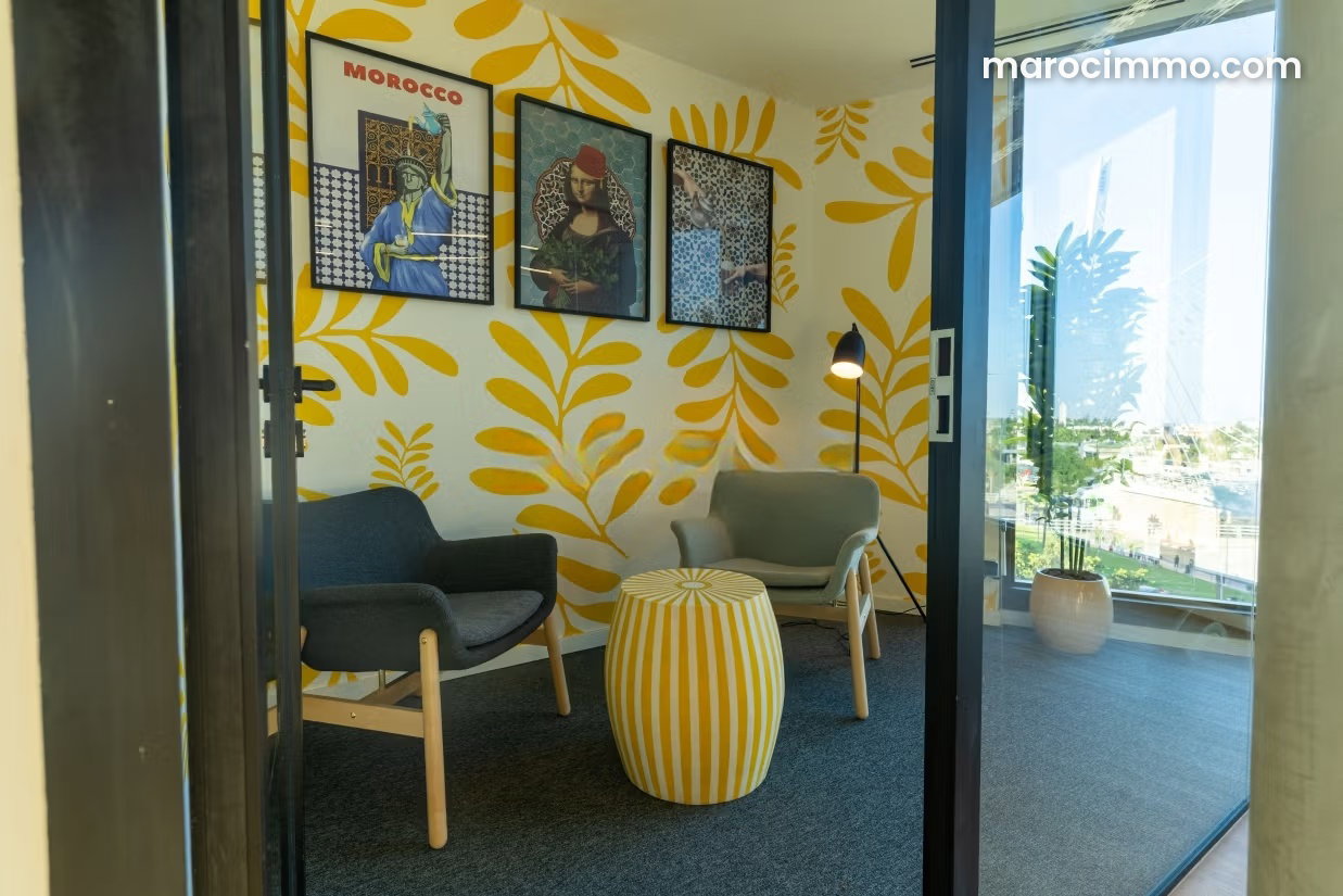 Bureau 500 m² haut standing, Sidi Maarouf, Casablanca — Casablanca