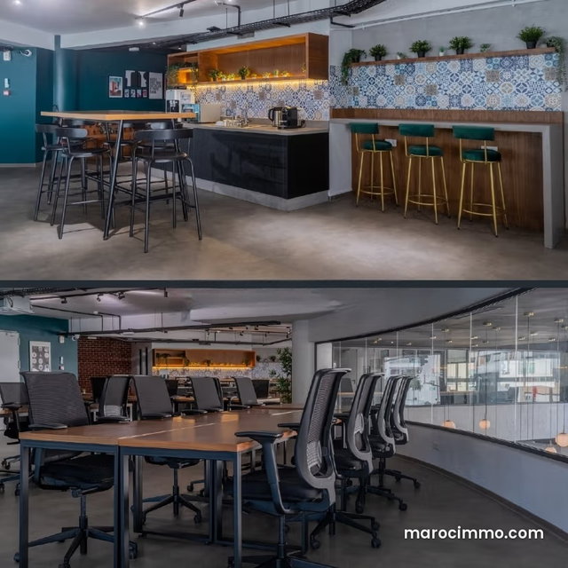 Bureau Prime 842 M² Aménagé Meublé Neuf — 4