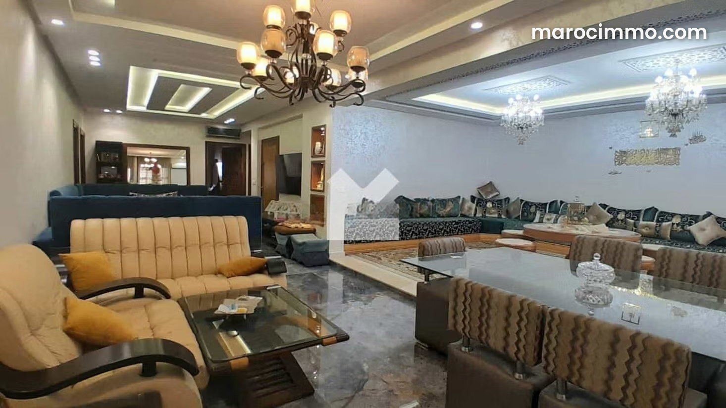 199 m² Apartment, 3 Bedrooms with Garage, Racine, Casablanca — Casablanca