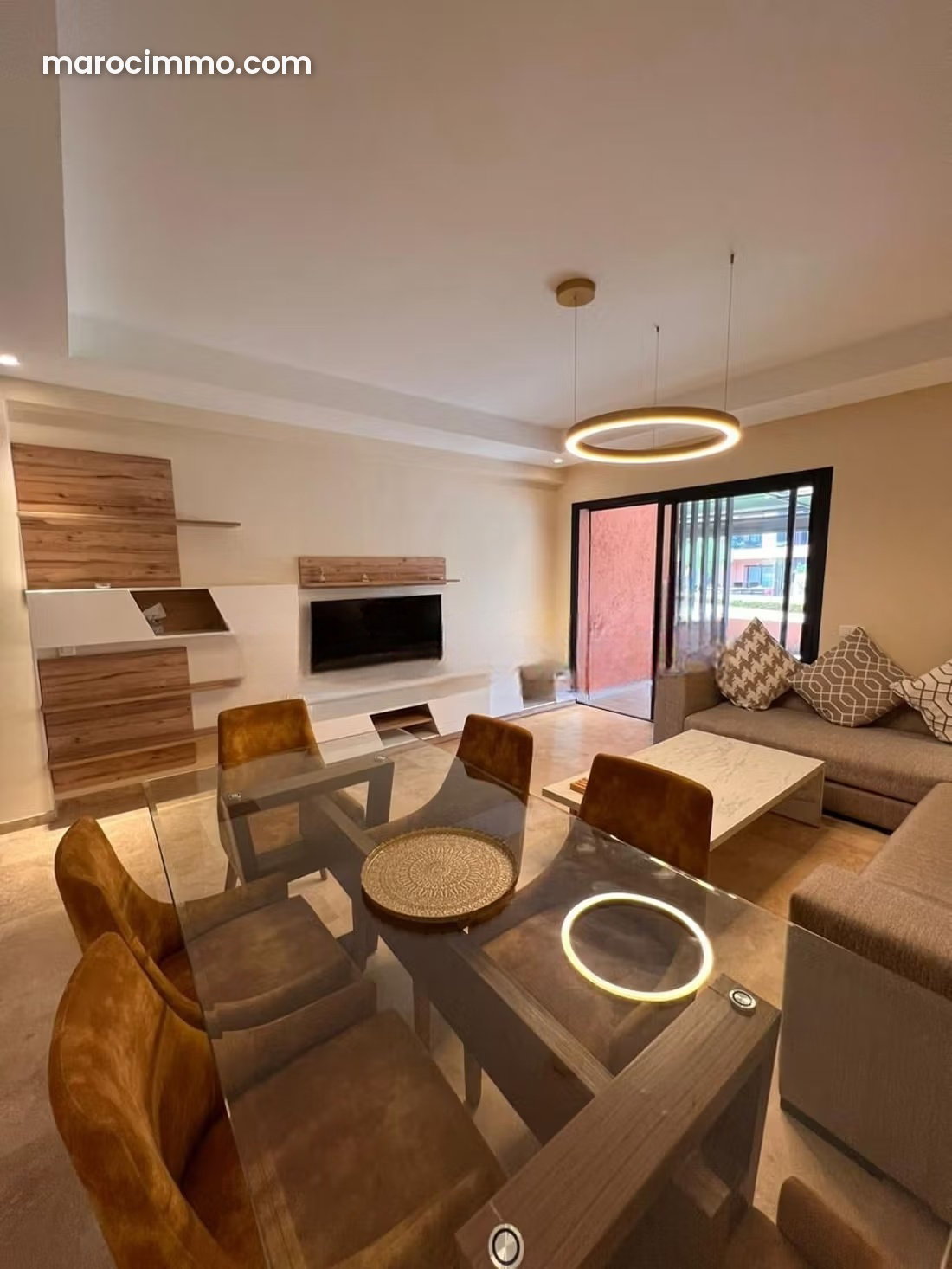 Appartement meublé avec jardin privatif à Marrakech — Marrakech