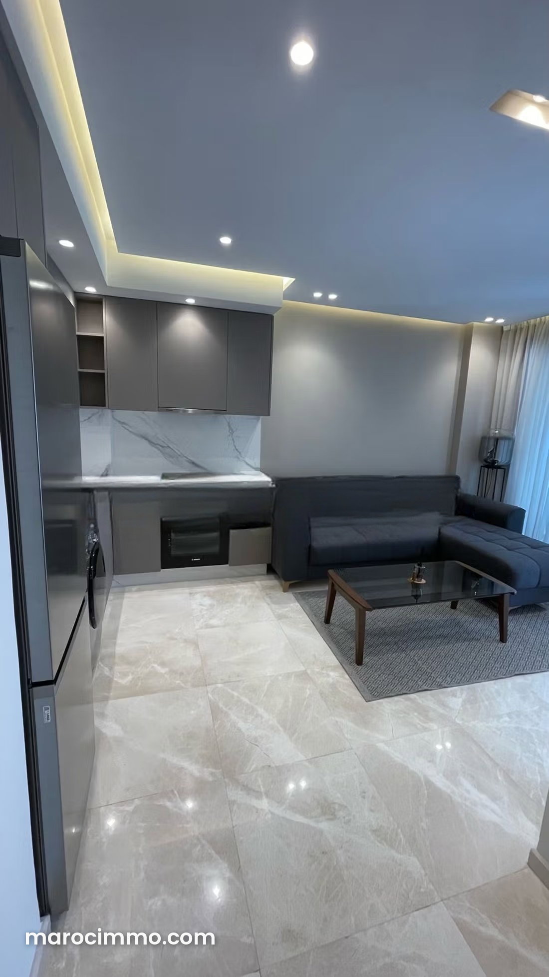 Furnished apartment with terrace for rent in the Mozart district, Tangier — Tangier