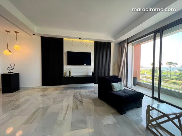 Bel apparemment à vendre vue sur panoramique sur mer et mosquée hassan ii — 5