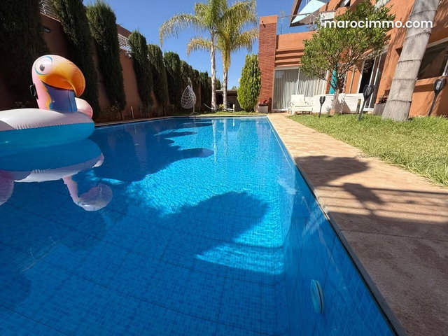 Villa Contemporaine à Vendre – Domaine Golfique Marrakech, 3 Chambres, Sous sol Aménagé, Hammam, Salle de Sport — 5