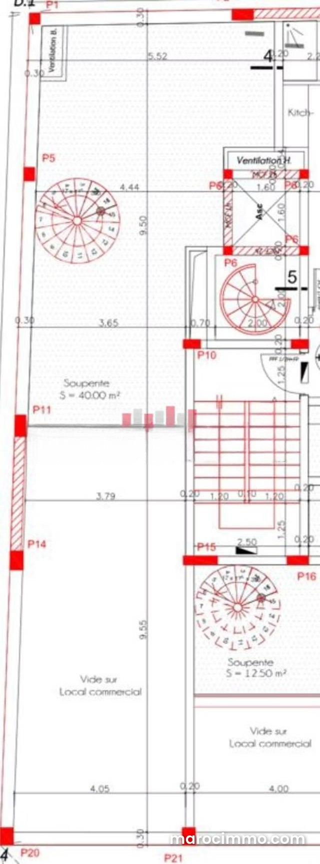 Top emplacement Maarif 120m2 à 2 pas de TANGEROIS — 3