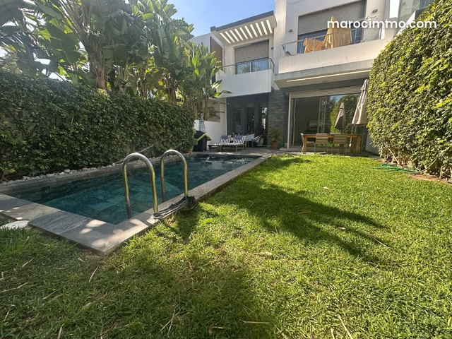 T4 Unfurnished Villa – 3 Bedrooms – Pool — Bouskoura