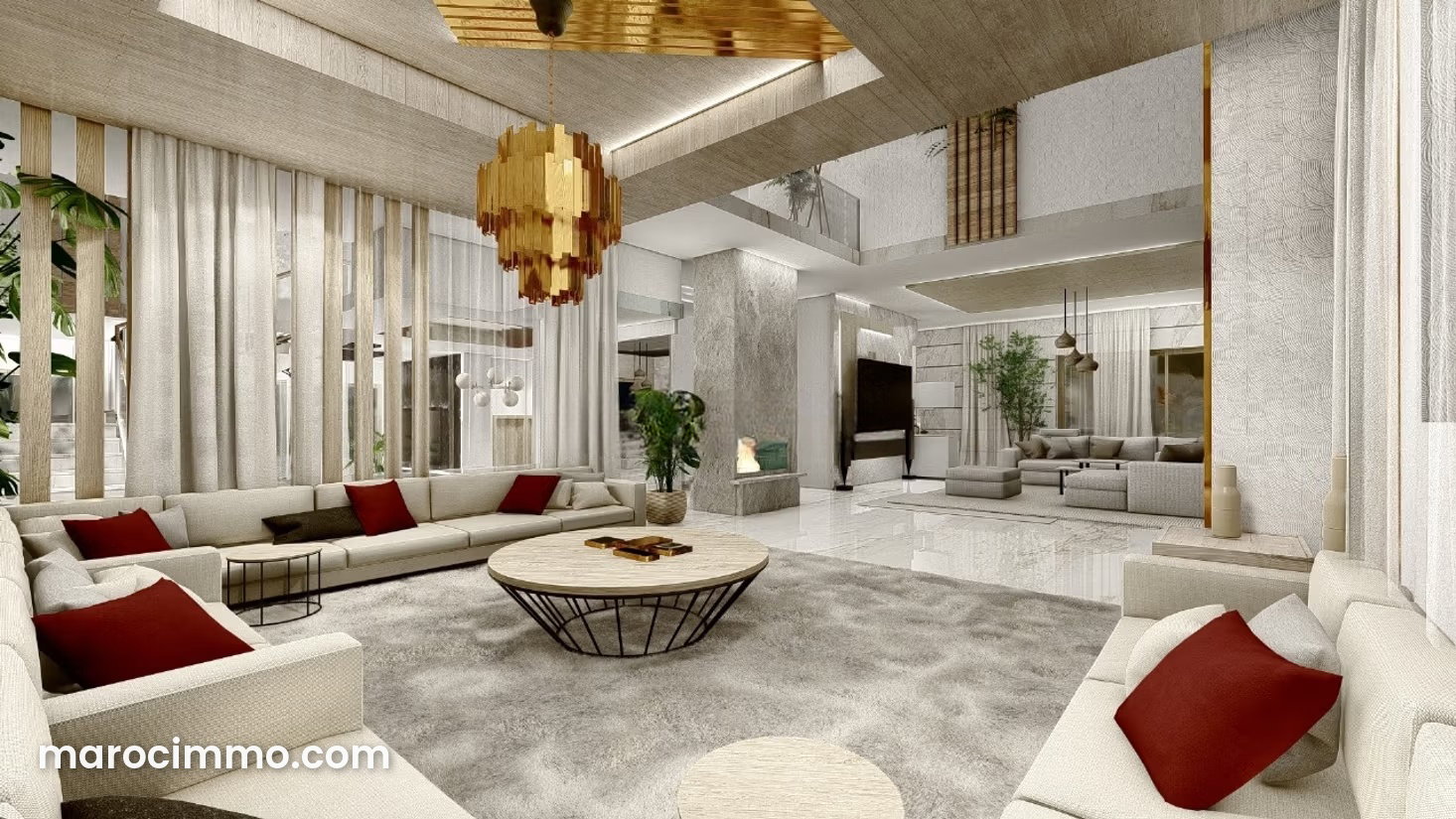 800 sqm Apartment, 5 Bedrooms, Swimming Pool, Riyad Extension, Rabat — Rabat