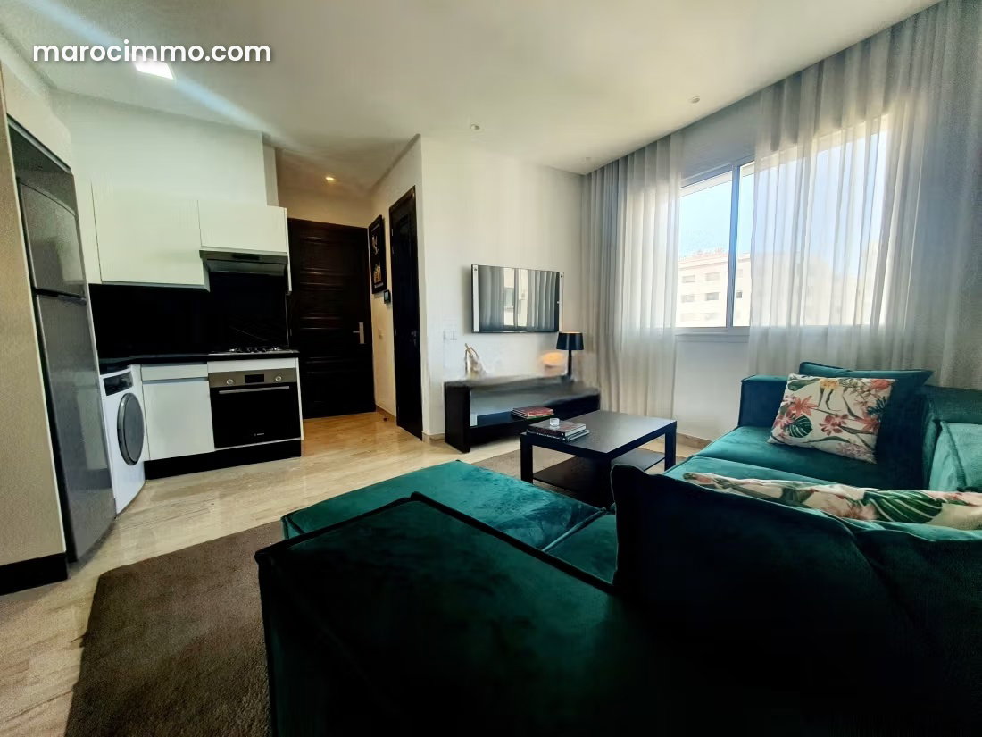 Furnished 1-bedroom apartment for rent in Maarif, Casablanca — Casablanca