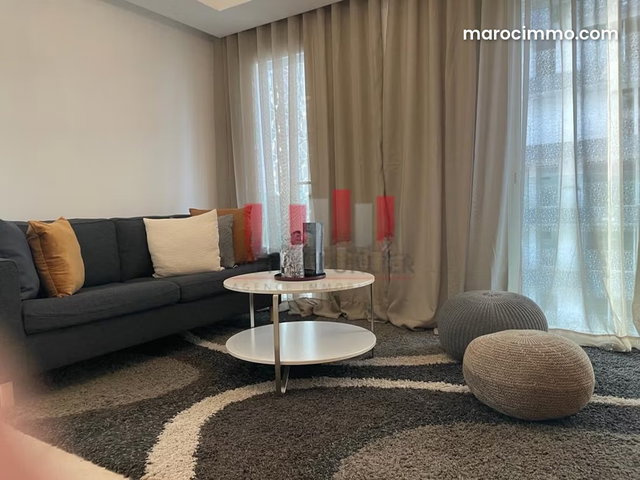 Louez cet appartement à Casablanca Finance City. Surface totale 135 m². Meublé — 3
