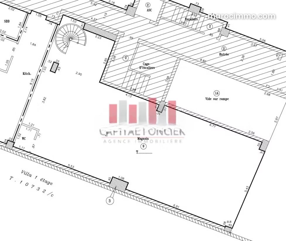 148 m² Commercial Premises, Oasis, Casablanca, Ideal for Any Business — Casablanca