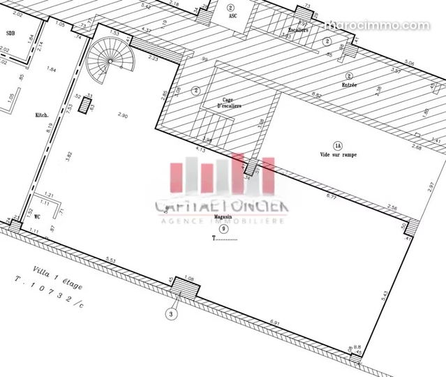 Commercial space of 148m2 for rent at Oasis // Nice location — Casablanca