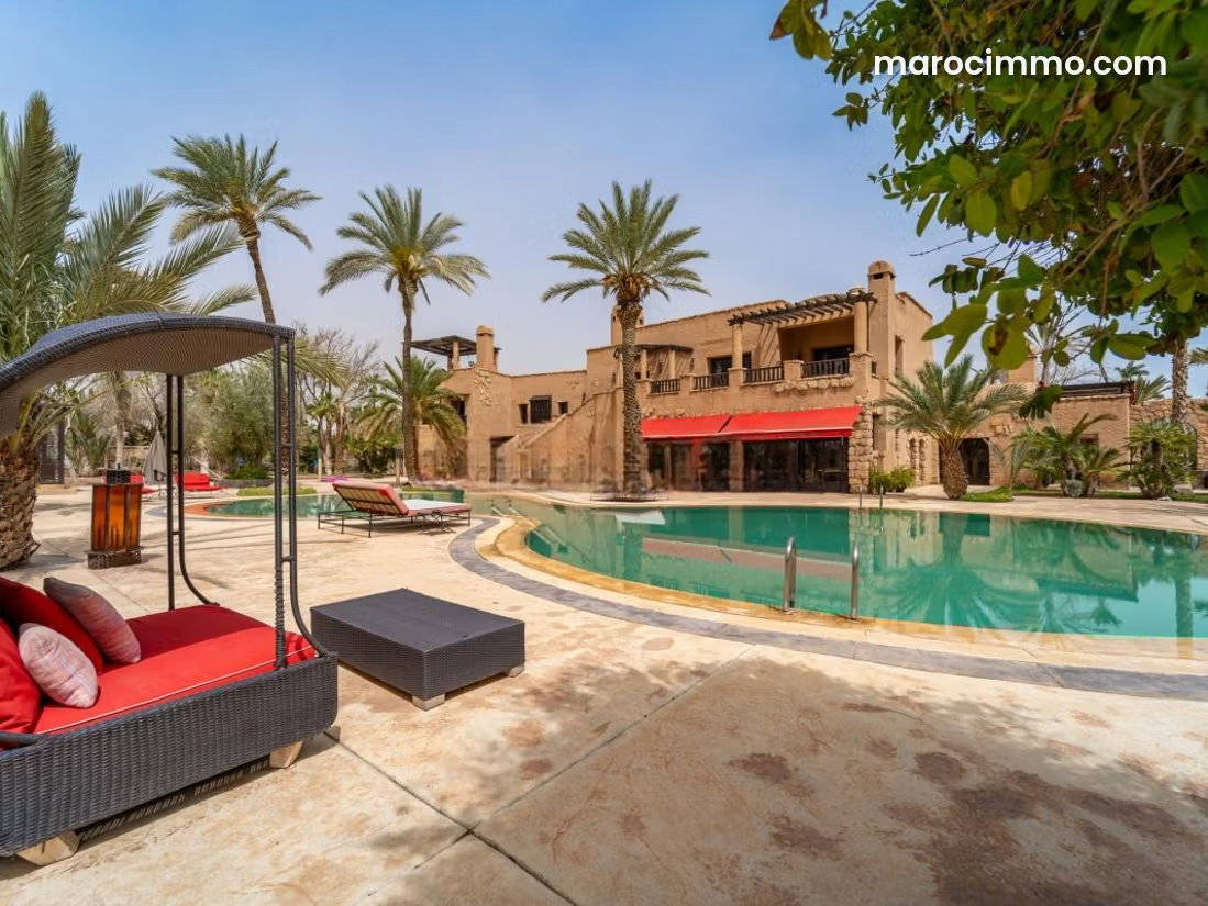 1,200 m² Villa on 13 Hectares, Palmeraie, Marrakech, For Sale — Marrakesh