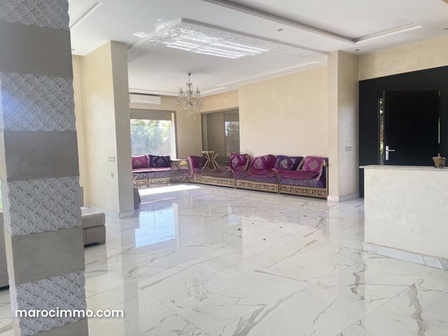 Spacious Villa for Sale – Targa Marrakech, 5 Bedrooms, Pool and Panoramic Rooftop — 4