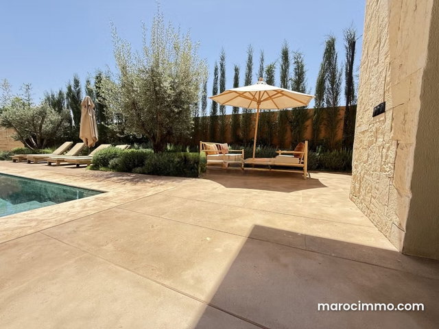 Luxury Villa for Sale – Route d'Amezmiz Marrakech, Golf Front, 4 Facades, Heated Pool and Atlas View — 5