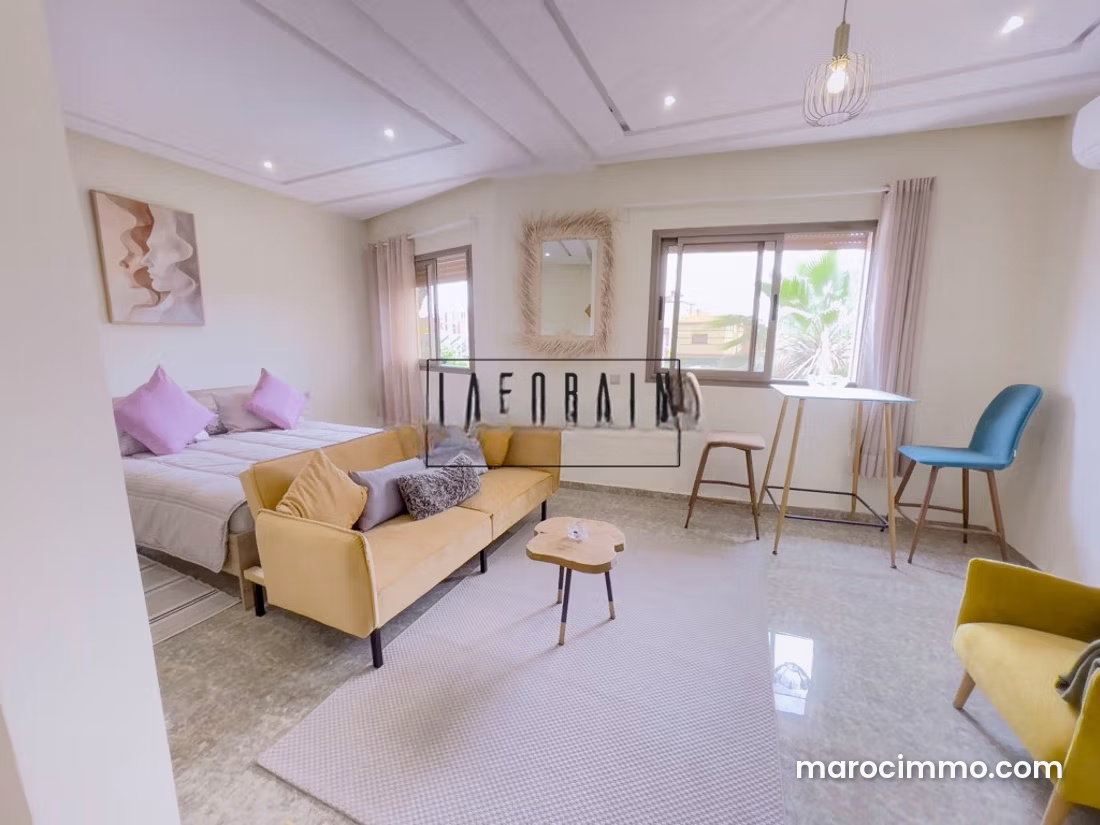 Studio meublé avec terrasse à louer à Hay Targa, Marrakech — Marrakech